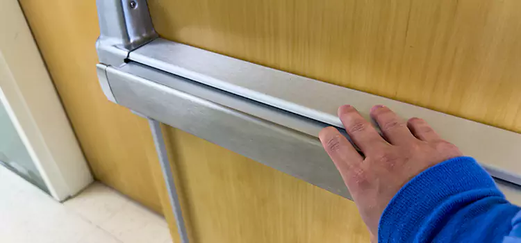 Installing a Push Bar on a Door Plant City